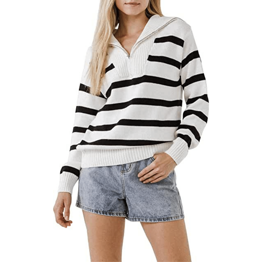 6 Stylish and Comfy Zipper Sweaters